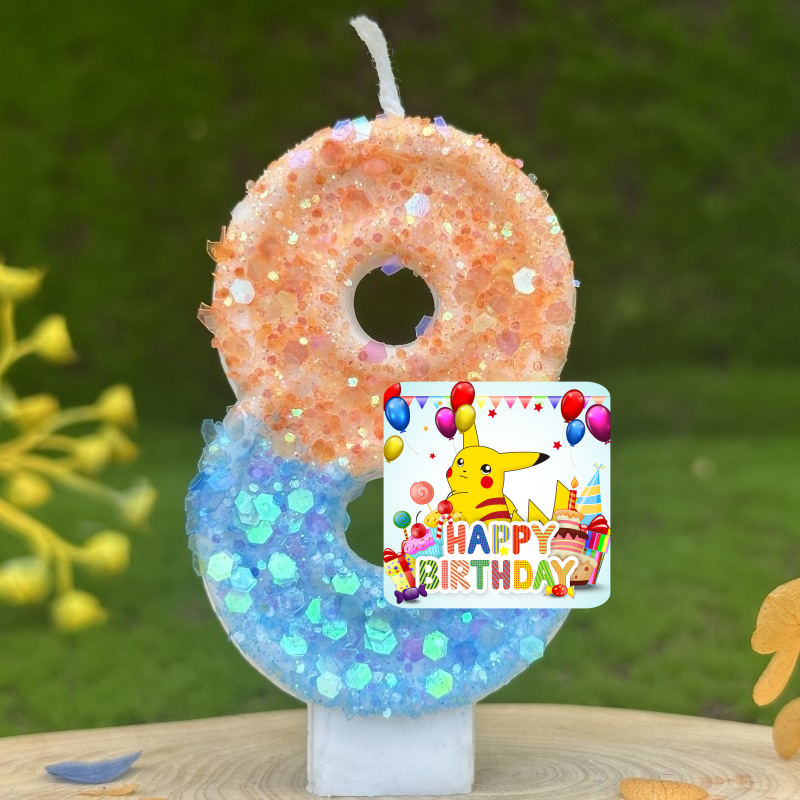 Zebra Candle Supplies - Pokemon Monster Pikachu Candles Themed Birthday