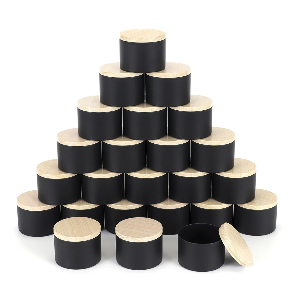 24pcs 4oz Black Candle Jars ,R – Candle Making Supplies Jars Bewertung und Preis