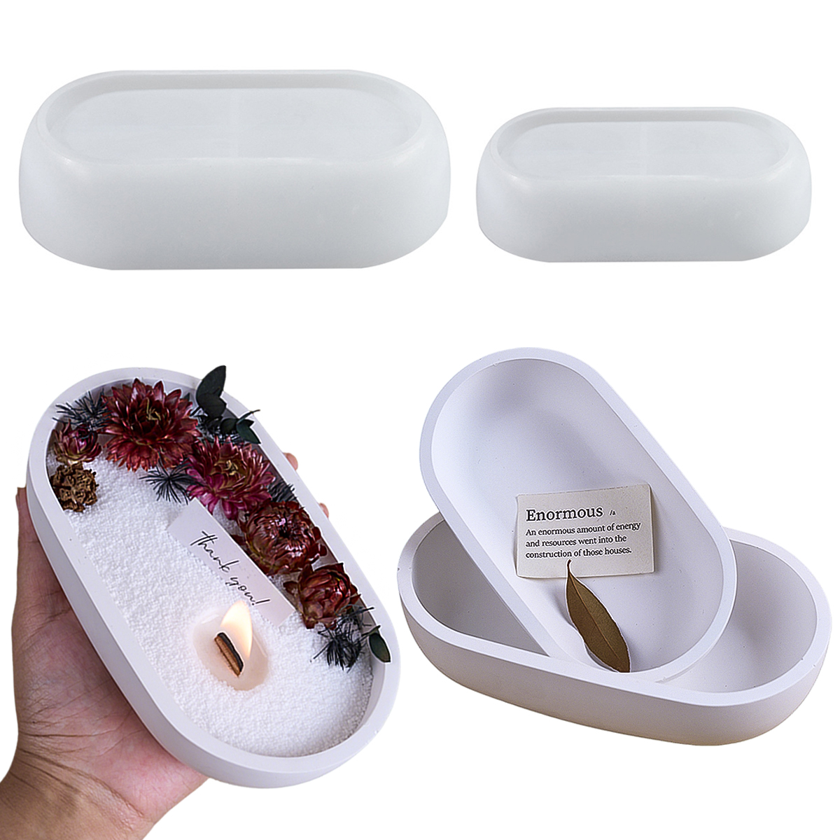 Boat Shape Bowl Silicone Concr – Candle Vessel Supplies Bewertung und Preis