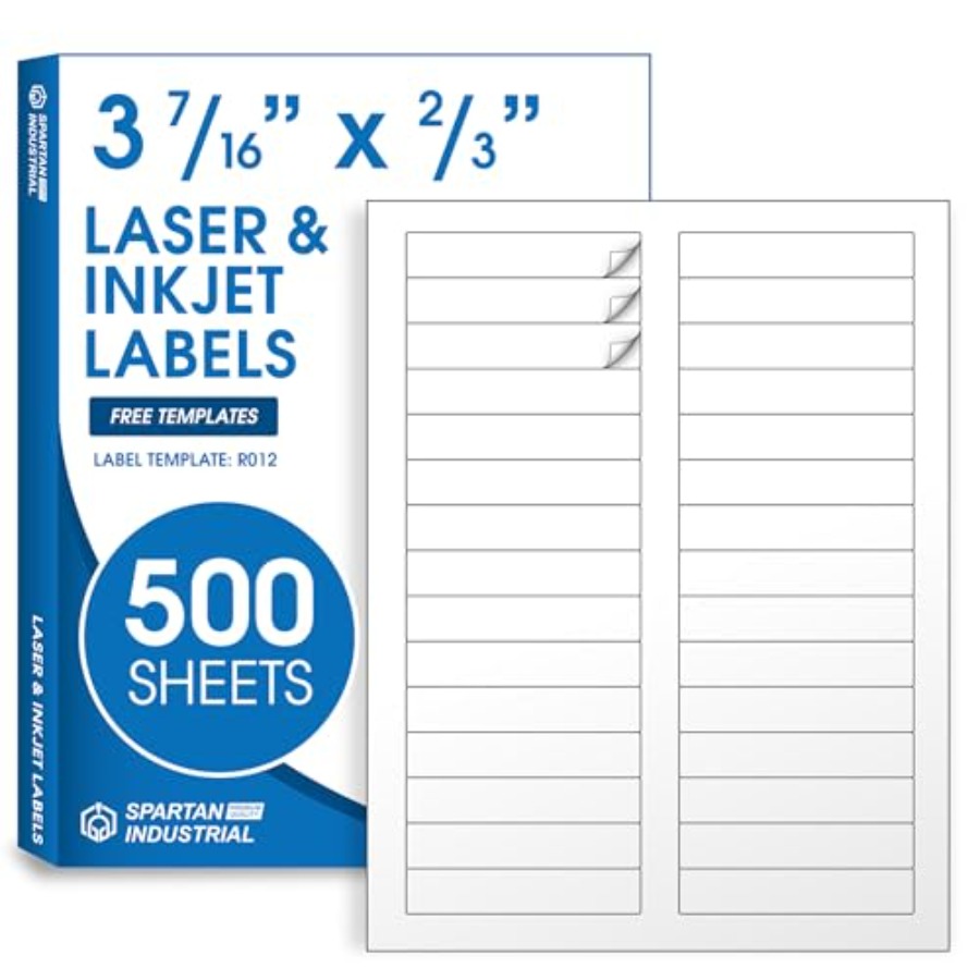 2/ Matte White Printable Label – Sticker Label Template Bewertung und Preis