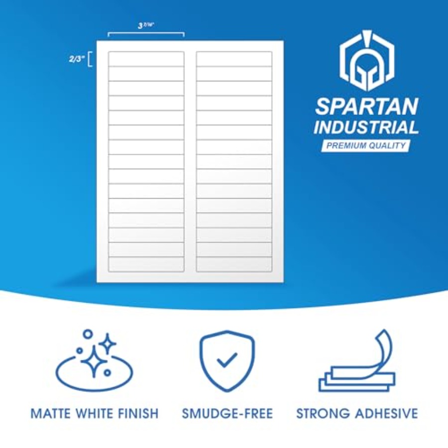 2/ Matte White Printable Label – Sticker Label Template Bewertung und Preis