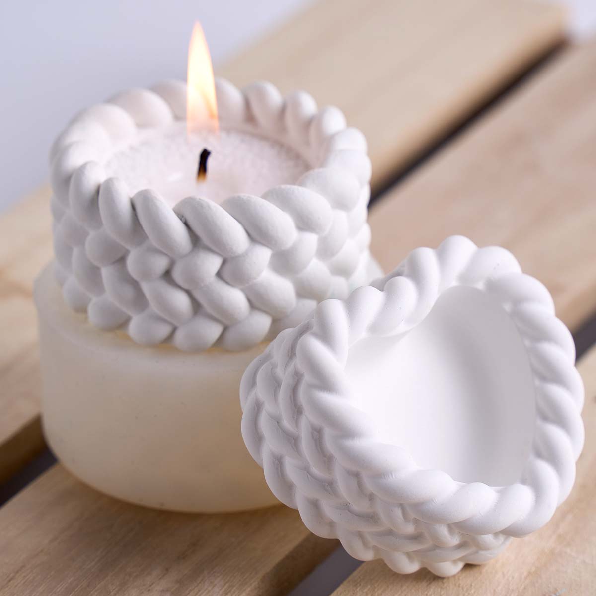 Mini Weaving Shape Candle Jar  – Candle Making Supplies Jars Bewertung und Preis