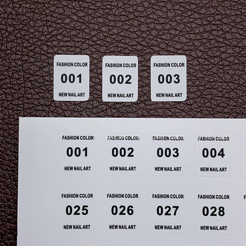 NO.1-240 Nail Polish Number St – Sticker Label Template Bewertung und Preis