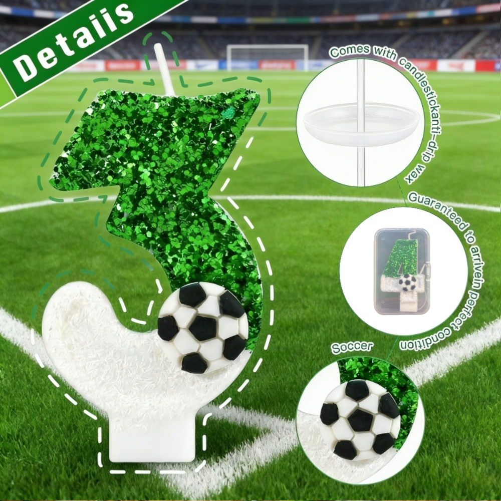Football Shape Number Cake Can – Candle For Supplies Bewertung und Preis