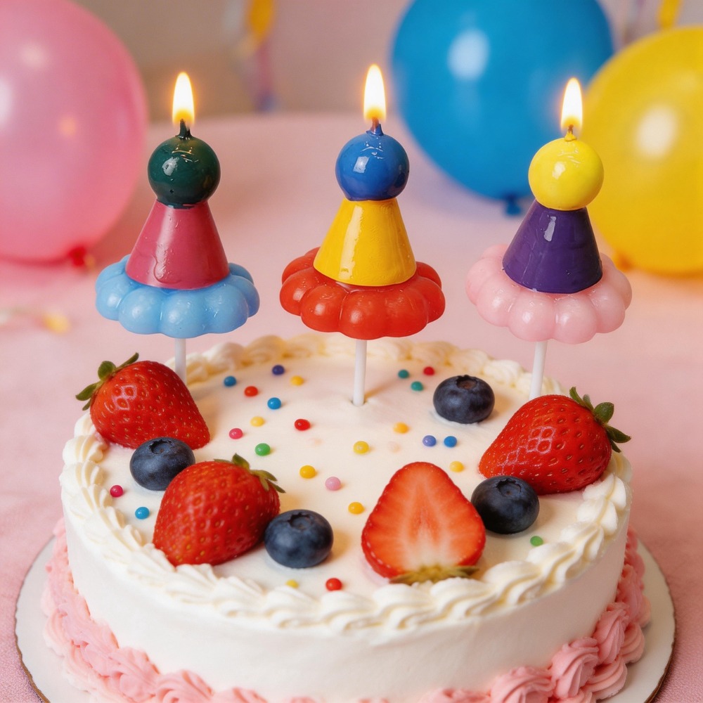 3PCS Party Hat Birthday Candle – Candle For Supplies Bewertung und Preis