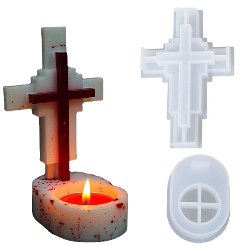 Jesus Cross Candle Holder Sili – Candle Making Supplies Jars Bewertung und Preis