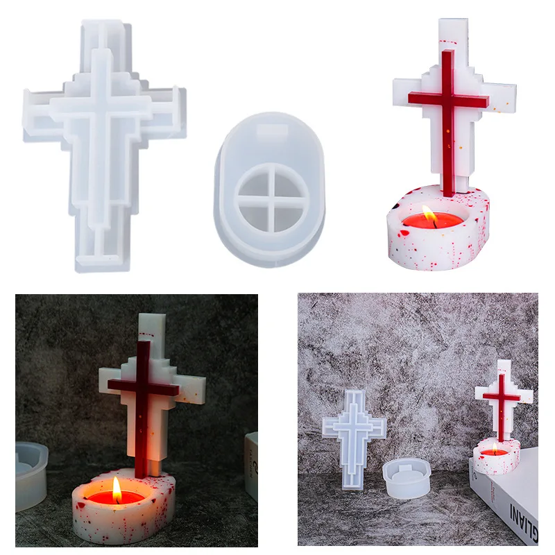 Jesus Cross Candle Holder Sili – Candle Making Supplies Jars Bewertung und Preis