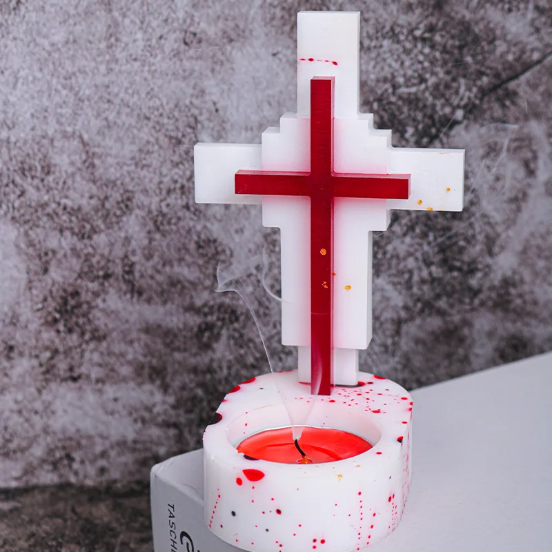 Jesus Cross Candle Holder Sili – Candle Making Supplies Jars Bewertung und Preis
