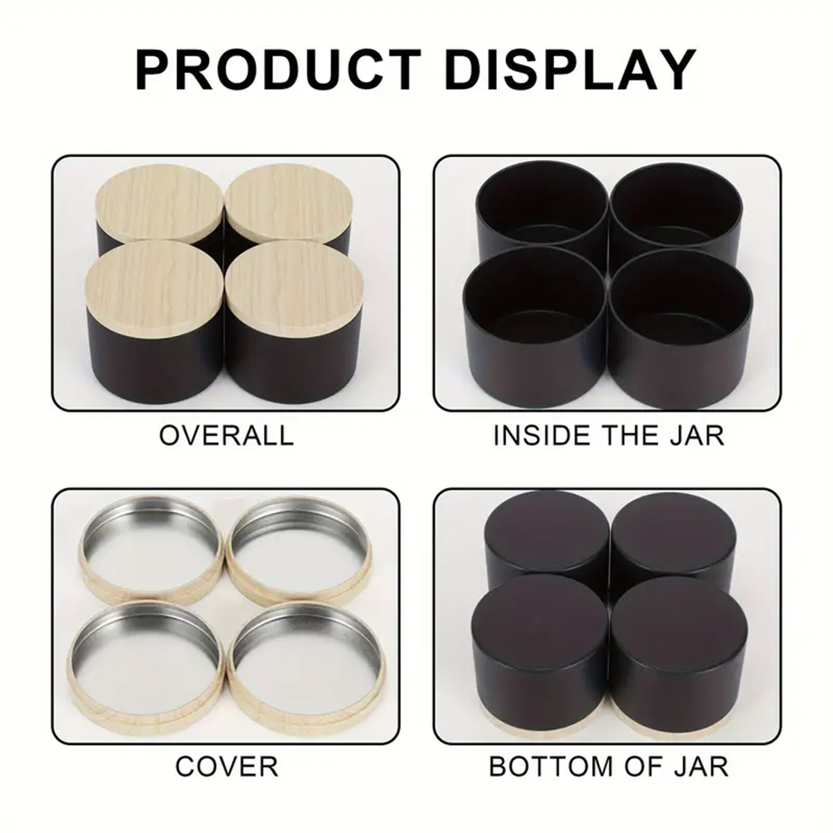 12pcs 4oz Candle Tins With Lid – Candle Making Supplies Jars Bewertung und Preis
