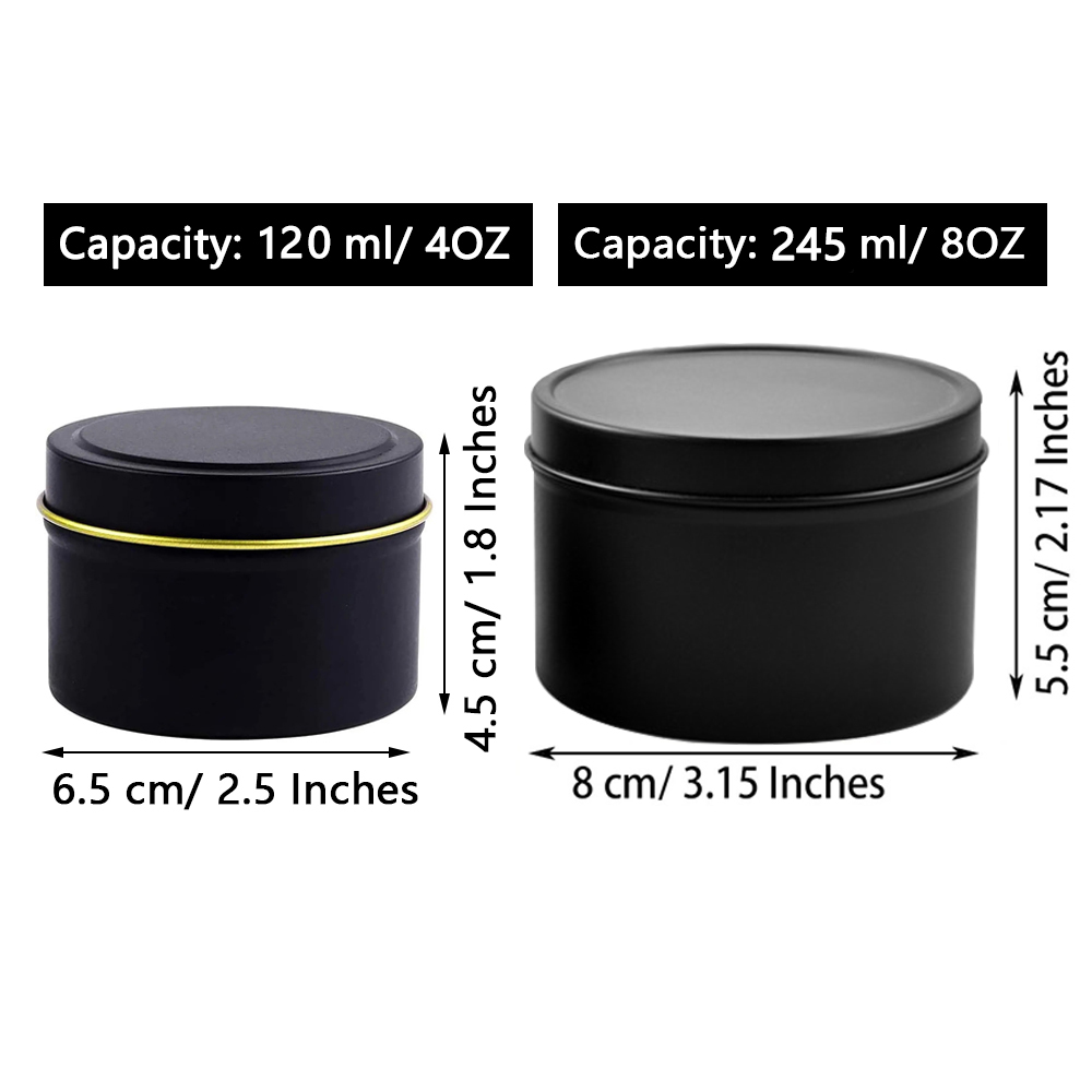 4oz/ 8oz Candle tins with lids – Candle Making Supplies Jars Bewertung und Preis