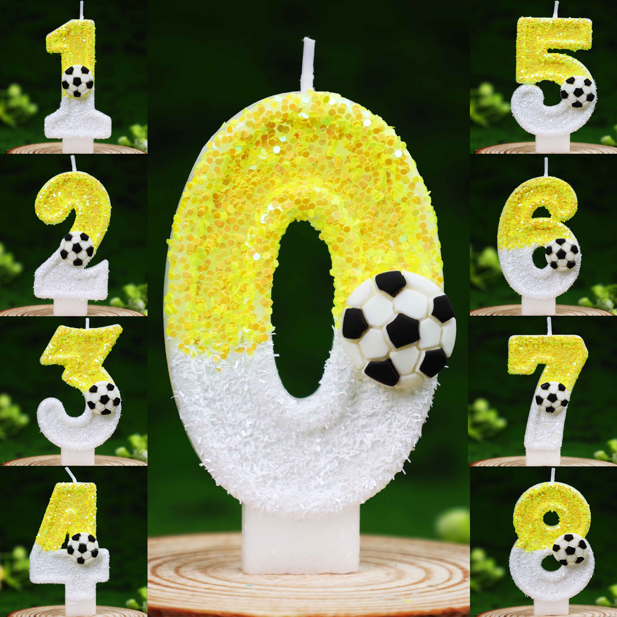 Yellow White Sequins Sports Fo – Candle For Supplies Bewertung und Preis