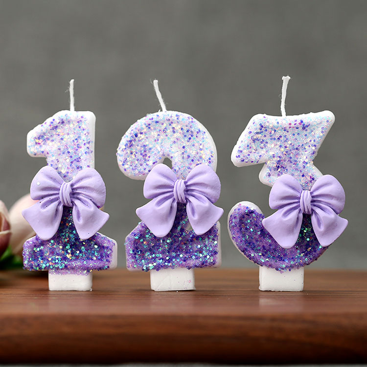 Creative Glitter Gradual Purpl – Candle For Supplies Bewertung und Preis