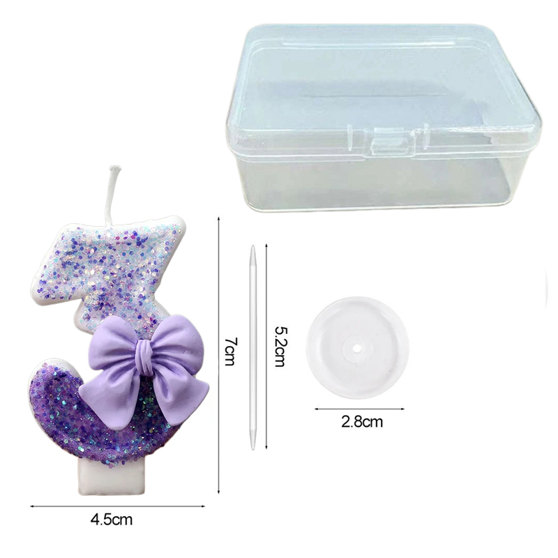 Creative Glitter Gradual Purpl – Candle For Supplies Bewertung und Preis