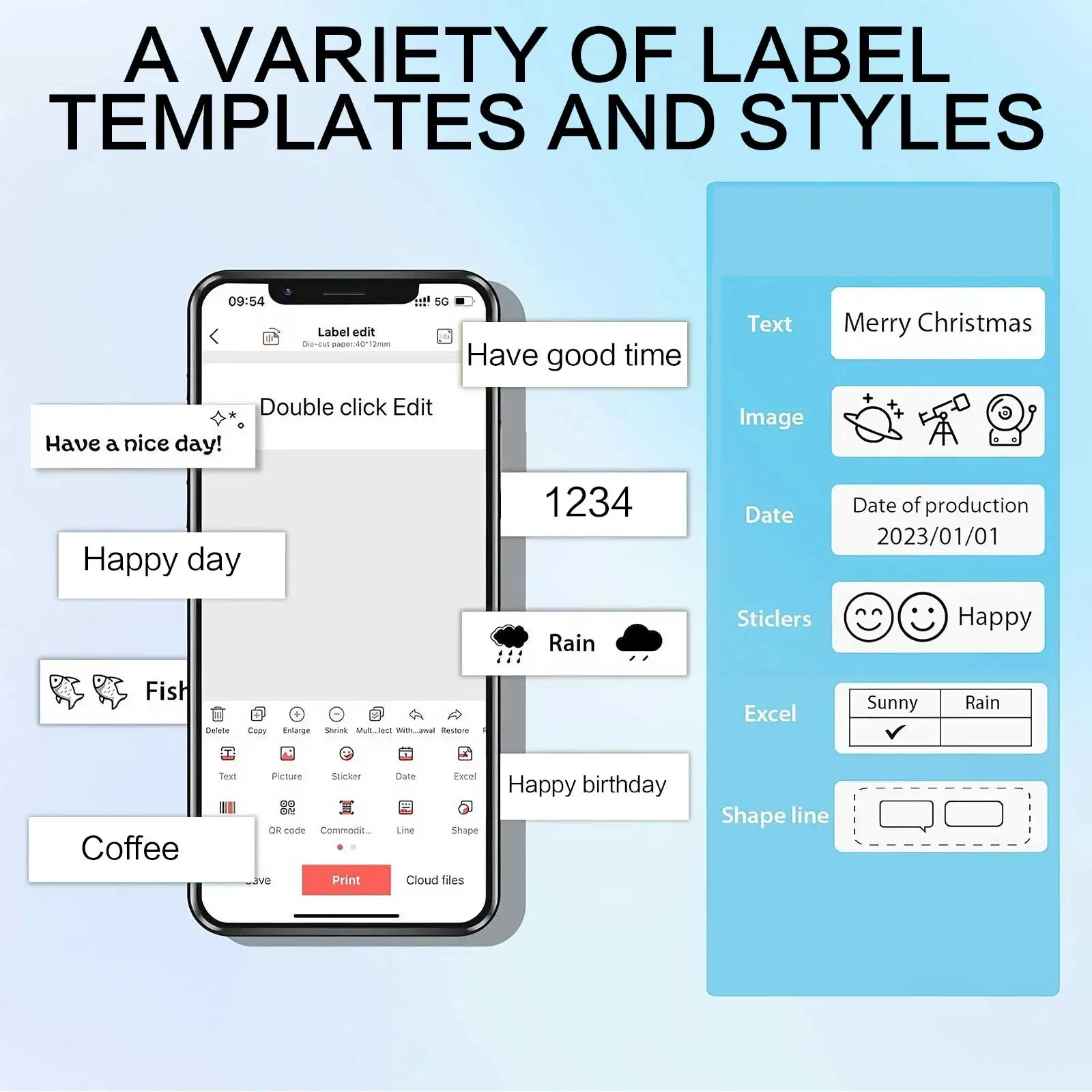 Wireless Portable Label Printe – Sticker Label Template Bewertung und Preis