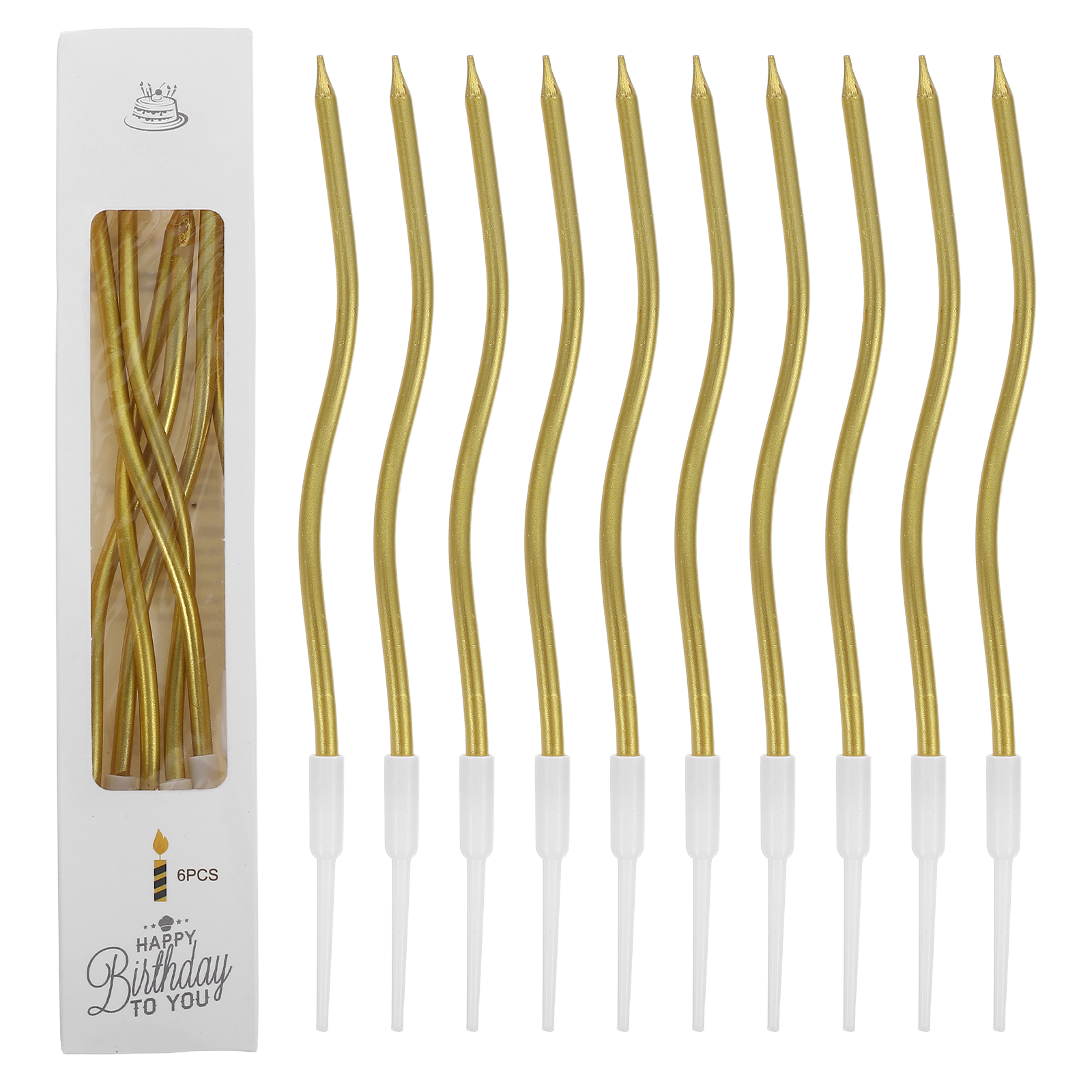 72Pcs Spiral Birthday Candles  – Candle For Supplies Bewertung und Preis