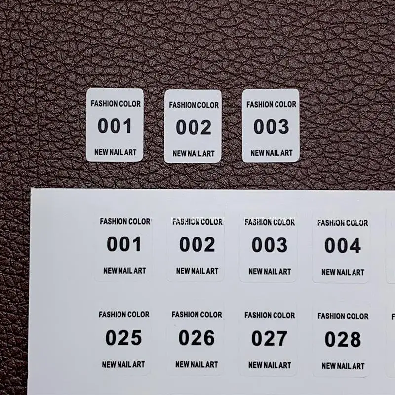 NO.1-240 Nail Polish Number St – Sticker Label Template Bewertung und Preis