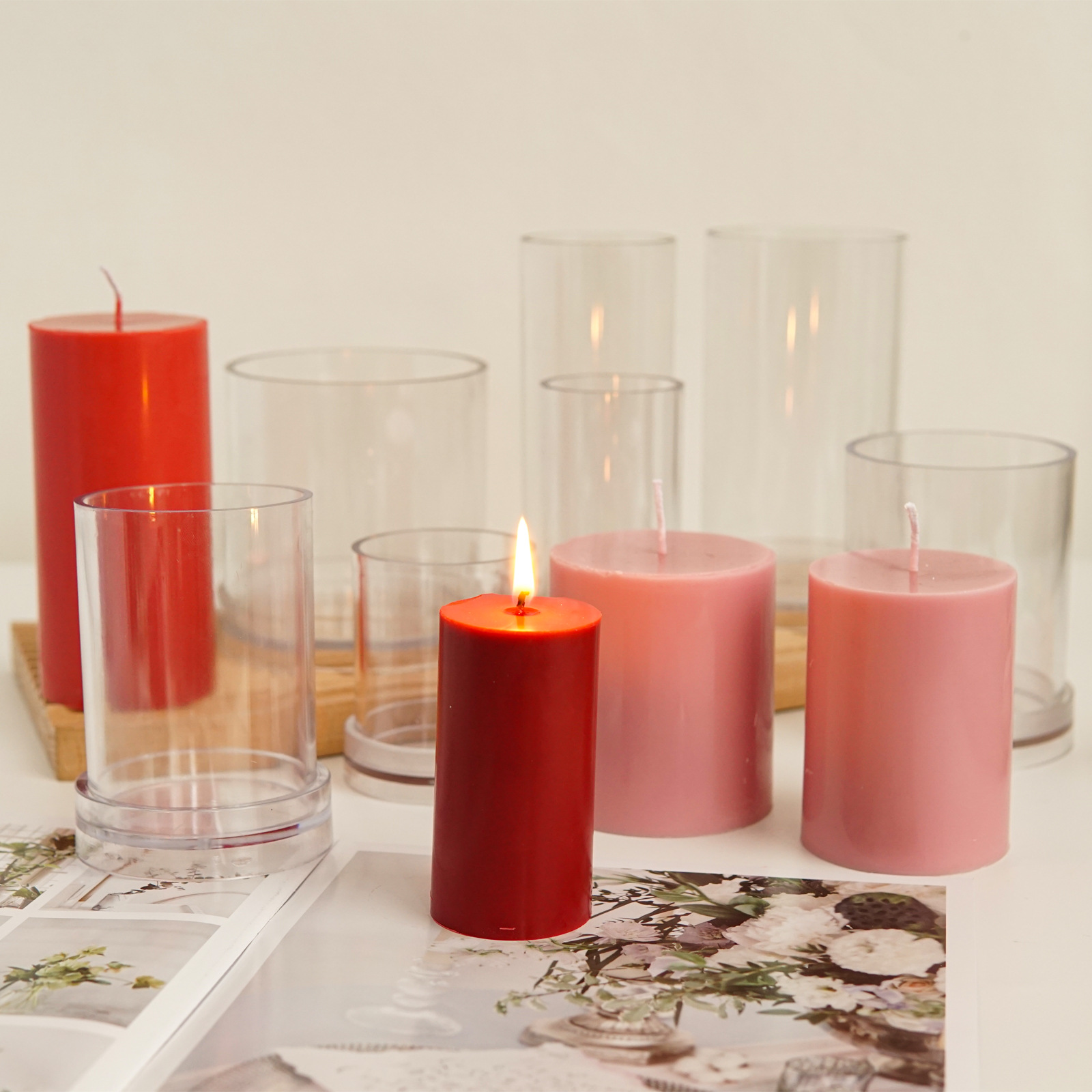Various 3D Cylindrical Candle  – Candle Making Supplies Jars Bewertung und Preis