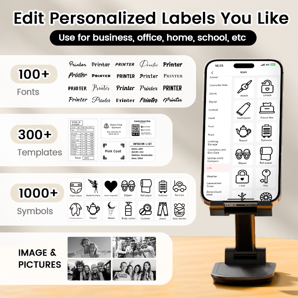 Mini Label Printer 20-50mm Shi – Sticker Label Template Bewertung und Preis