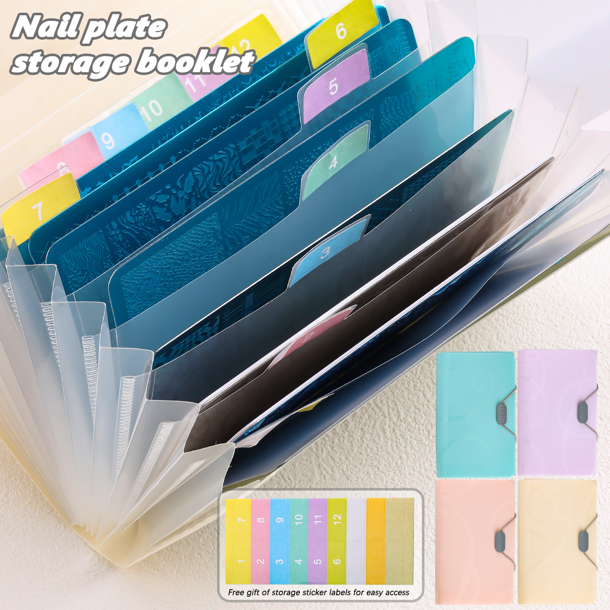 Nail Art Stamping Plate Storag – Sticker Label Template Bewertung und Preis