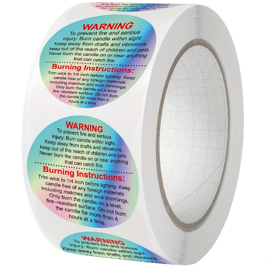 500pcs Wax Melt Warning Labels – Candle Making Supplies Jars Bewertung und Preis