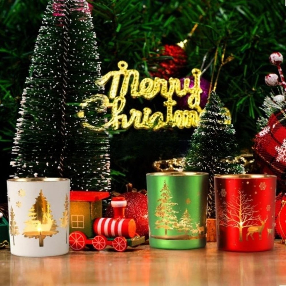 Christmas Glass Vessels for Sc – Candle Vessel Supplies Bewertung und Preis