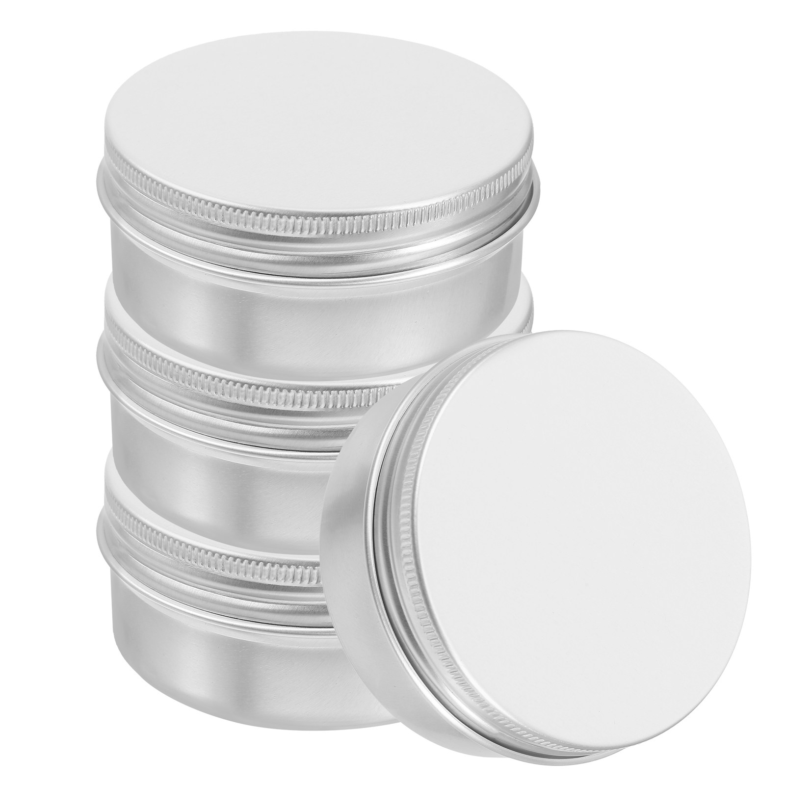4pcs Round Aluminum Box Empty  – Candle Making Supplies Jars Bewertung und Preis