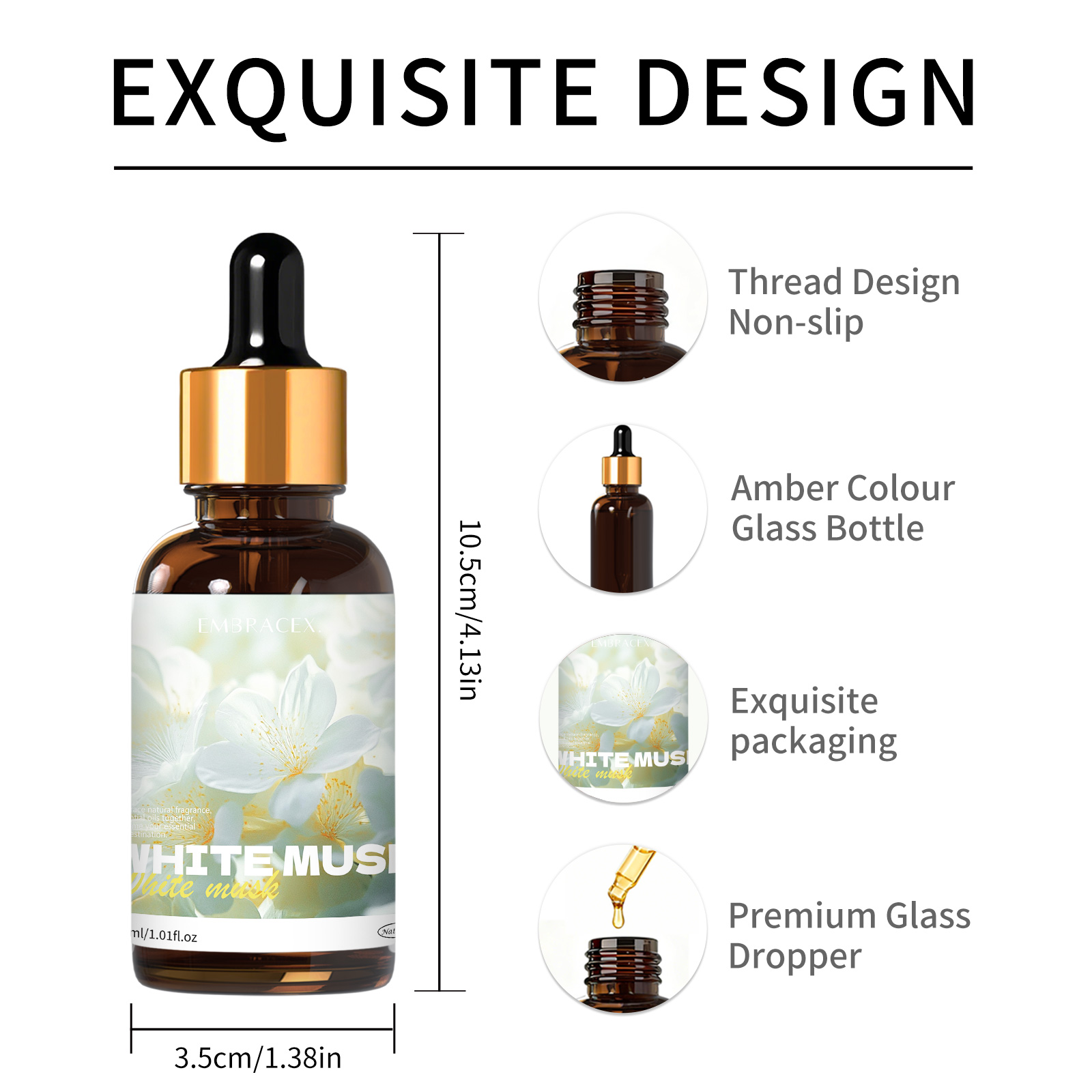 30ml White Musk Essential Oil  – Candle Fragrance Supplies Bewertung und Preis