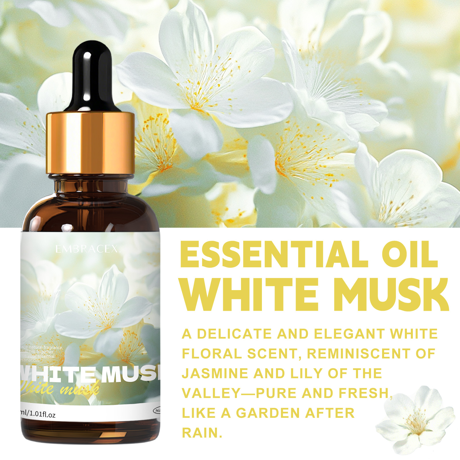 30ml White Musk Essential Oil  – Candle Fragrance Supplies Bewertung und Preis