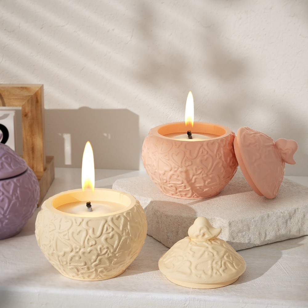 Floral Embossed Storage Box wi – Candle Vessel Supplies Bewertung und Preis